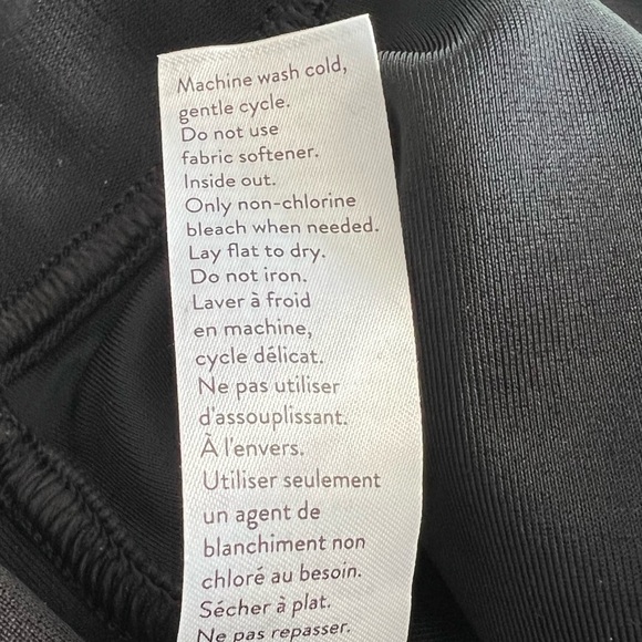 Spanx Leather Like Jogger Black Size L NEW - Picture 15 of 15